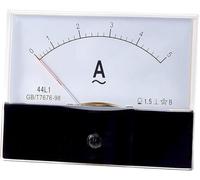 44L1 Pointer type AC ammeter 1A2A3A5A10A20A30A50A Analog Current Panel Amp Ammeter Gauge Meter 1.5(200A(5A))