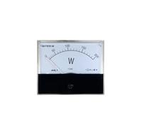 44L1 Single-phase 220V AC Power Meter 100W 200W Pointer Wattmeter 80 * 100mm 1Pcs
