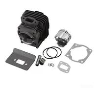 44MM 52CC Cylinder Assy 1E44F-5 44F-5 44-5 BG520 CG520 Assembly Piston Kit Ring Pin Clip Rebuild Trimmer Parts, For Motor Repair Kit, Aluminum Cylinder