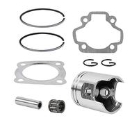 44mm Big Bore Piston Kit With Rings Needle Bearing Gasket Compatible With PW50 PW60 QT60 60cc Peewee50 QT50 Dirt Pit Bike