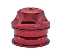 44mm, Bike Headset Double Bearing Head Tube, for 28.6mm Straight Tube Front Fork, Aluminium Alloy(Red)