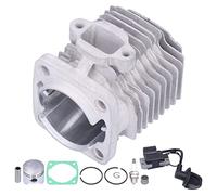 44mm Cylinder Piston Top End Kit for 2 Stroke 43cc 47cc 49cc Mini ATV Quad Pocket Bike Gas Scooter - Durable Aluminum Alloy, Precise Fit, Engine Performance Upgrade