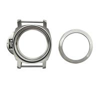 44mm PAM Stainless Steel Watch Case Fits for ETA 6497/6498, Polished Case Shell for ST3600/ST3620 Mechanical Movement Men Women Watch Repair Parts