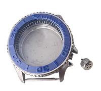 44mm Stainless Watch Case Transparent Bottom for Seiko Prospex Diver's | NH35 NH36 Movement Modified Accessories Mineral Mirror Replacement Case
