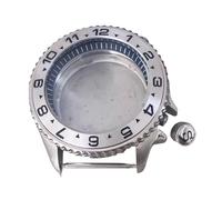 44mm Stainless Watch Case Transparent Bottom for Seiko Prospex Diver's | NH35 NH36 Movement Modified Accessories Mineral Mirror Replacement Case
