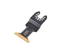 44mm Titanium Coated Oscillating Multi-Tool Blade for Wood Metal | Titanium coating enhances longevity and heat resistance for superior wood and metal cutting performance on 44mm oscillating
