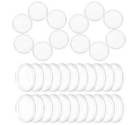 44pcs Binder Disc ABS Plastic Rings for Discbound Notebooks | DIY Notebook Assembly, Smooth Page Flipping, Scrapbookers and Artists, Loose Leaf Memos, Office Use
