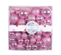 44Pcs/box Christmas Tree Ball Set Round Shaped Hanging Ornament Decorations