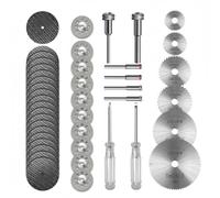 44Pcs Electric Drill Circular Saw Blade Set, Suitable for Dremel Rotary Tools, Cutting Discs Are Suitable for Cutting Wood, Metal and Other Materials, Practical and Convenient