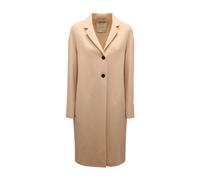 44S060 Wool/Cashmere Coat, female, Emma&Gaia, Single-Breasted Coats, Beige, S, Coats S