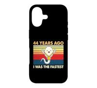 44th Birthday 44 Years Ago I Was The Fastest Bday Case for iPhone 17