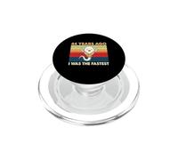 44th Birthday 44 Years Ago I Was The Fastest Bday PopSockets PopGrip for MagSafe