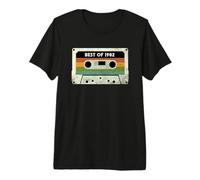 44th Birthday Gift 44 Years Old Men Women Retro Vintage 1982 Premium T-Shirt
