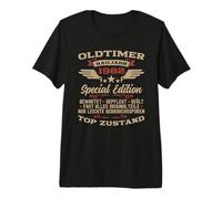 44th Birthday Gift Classic car Oldtimer Vintage 1982 Funny Premium T-Shirt
