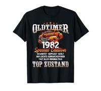 44th Birthday Gift Classic car Oldtimer Vintage 1982 Funny T-Shirt