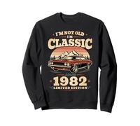 44th Birthday Gift Man Not Old Just Classic 1982 44 years Sweatshirt