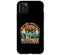 44th Birthday Gift Men Women Original November 1981 Case for iPhone 11 Pro Max