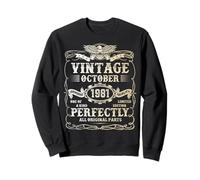 44th Birthday Gifts For Men October 1981 44 Year Old Bday Sweatshirt