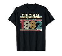 44th Birthday Man Woman 44 Years 1982 Decoration Fun T-Shirt