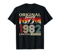 44th Birthday Men Women Original January 1982 T-Shirt