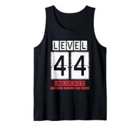 44th Wedding Anniversary Unlocked Level 44 Birthday Complete Tank Top