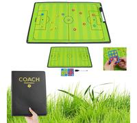 44x32cm Foldable Magnetic Coaching Training Board Tactical Soccer Football Teaching Kit