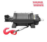 45,000lb (20,411kg) Hydraulic Recovery Winch, HGV/Industrial/Commercial, Long Drum, Steel Rope & Swivel Hook.