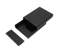 45 * 122 * 160mm Matte Black Box Extruder Aluminum Alloy Shell GPS Case Enclosure 45 * 122 * 160mm Matte Black