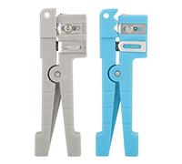 45 163 45 162 Coaxial Cable Fiber Optic Jacket Wire Stripper Cable Cutter Crimper Stripping Tool for Industry for Stripping Simplex Fiber and a Variety of Fiber Optic Cable(45 162+45 163)