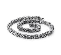 45/50/55/60/65/70cm Stainless Steel Chain Necklaces for Men & Women 6mm/7mm/8mm Byzantine Chain, Stainless Steel, No Gemstone