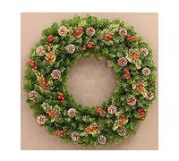 45/50/60 / 80cm Advent wreath, Artificial Advent wreath Artificial Advent wreath Artificial Advent wreath for winter Christmas holiday decor with mixed decorations-Section B 80cm