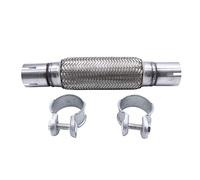 45.5x200/308mm Flexible Exhaust Pipe Clamp-on Flexi Tube Joint Stainless Steel