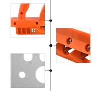 45°/60° Plasterboard Chamfering Planer Tool for Drywall & Gypsum Board Edges - Replaceable, ABS + Metal Construction, 230 x 143 x 68
