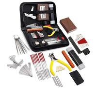 45/72pcs Guitar Repairing Maintenance Tool Kit With Carry Bag Care Set Of Tools For Acoustic Guitar Guitar guitar making tools (Color : 45pcs)