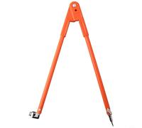 45/75cm Diameter Scribe Circular Pencil Drawing Compasses Adjustable Marking Tool for Carpentry and Woodworking with Zinc A(40X150MM)