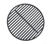 45.7cm Cast Iron Round Grill Grate for Gas & Chal BBQ - Outdoor Cooking Accessory, Ideal Replacement for 35cm Mesh Grills, Perfect for Backyard BBQs