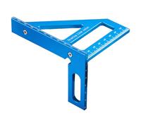 45 90 Degree Carpentry Triangular Square Ruler Protractors Tool For Precise Measuring In Furniture Making & Construction High Hardness Aluminum Alloy Marking Triangles Scale