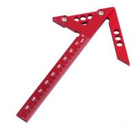 45/90 Degree Center Finder Line Gauge with Right Angle Scribe Ruler Measuring Tool for Accurate Center Finding on Circular Shafts and Plates (metric)