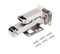 45/90 Degree Hinge with Hydraulic Damper Corner Door Soft Closing Hinges for Cabinet Cupboard Wardrobe Folding Angular(-45 Degree)
