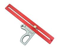 45/90 Degree Multi-Angle Measuring Ruler, 200/300/400mm Durable Aluminum Scribing Gauge for Woodworking, Carpentry, DIY Projects - Height Ruler Tool with Precision Markings for Professional & Home