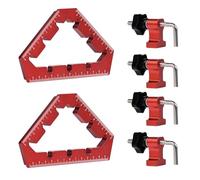 45/90 Degree Positioning Square Clamp, Aluminum Alloy Positioning Angle Clamp, Professional Woodworking Tools Woodworking Block for Picture Frames Cabinet Drawers