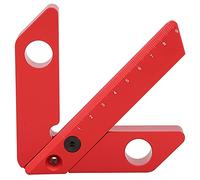 45 90 Degree Right Angle Line Gauge Scriber Carpenter Ruler Center Finder Woodworking Tool Aluminum Alloy Measuring Tool for Woodworking Metalworking