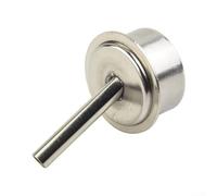 45° Angle Nozzle for Quick 861DW Hot Air Soldering Station, Stainless Steel for bga Rework Nozzle 45 Degree for Mobile Phone Laptop Repair under Microscope, Diameter 5 mm/7 mm/10 mm Selectable (9 mm)
