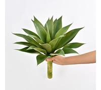 45 CM Artificial Agave Plant Artificial Plants Fake Agave Succulent Plant,Faux Succulents Stems Home Decor Plants,Large Decorative Fake Bushes Green Faux Plants(#2)