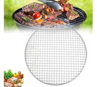 45 cm Stainless Steel Round Cooking Grate, Round Grill Grate, Grill Grate for Fire Bowl, BBQ Grill Grid, Stainless Steel Baking Tray, Cooking Grate, Round Grill Net, Grill Mat, Grill Grate for Outdoor