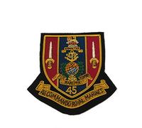 45 Commando Royal Marines Military Blazer Badge Wire Bullion Badge