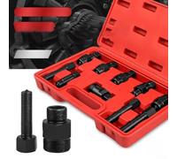 45#CR Steel Flywheel Removal Tool 10pc Black | 10-piece set, 45#CR steel, black finish, universal fit, hex head design