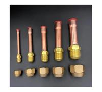 45 Degree 1/4" 3/8" 1/2" 3/4" Flare Connector with Copper Tube Brass Pipe Fitting Adapeter for Air Conditioner(Without Nut,Flare Fit 12.7mm OD)