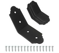 45 Degree Angle - 4 Pieces Heavy Duty Metal for Connections, Wood Mounting Support with Connector, for Construction Renovation Wood Professionals