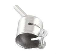 45 Degree Curved Angle Stainless Steel Hot Air Nozzle for 850 Series Rework Station - CPU Horizontal Heating Soldering Tip, 3mm to 10mm Inner Diameter(5mm)